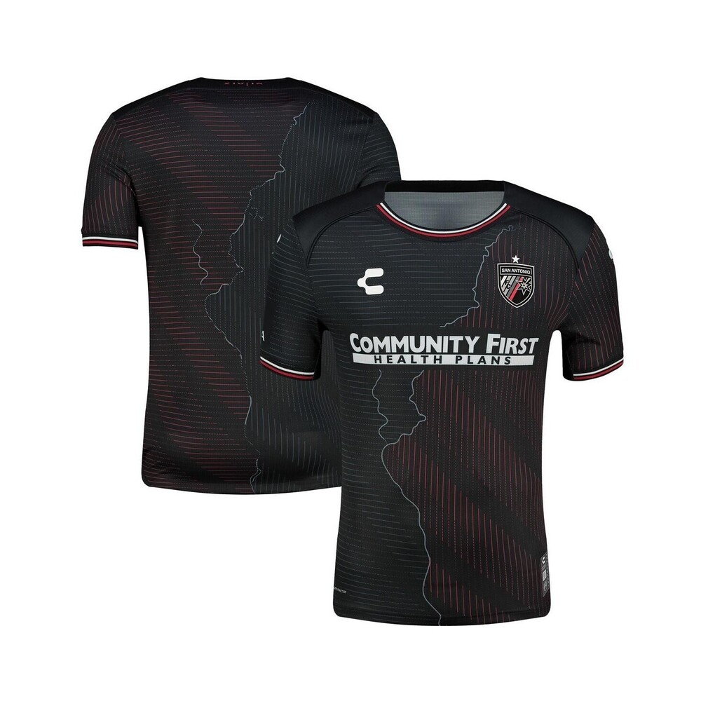 Charly Men's Black San Antonio Fc 2025 Home Authentic Jersey - Black S